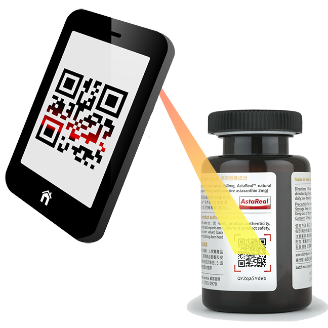 Unique QR Code Product Identication Scanning